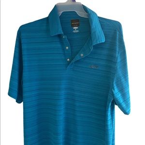 Greg Norman for Tasso Elba Snap Down Polo Shirt Size XL
